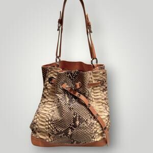 PRINCESS BEA AUERSPERG Genuine Snakeskin and Leather Bag Leather Lined